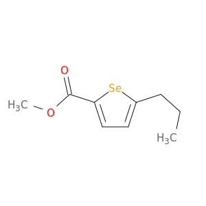 2-Selenophenecarboxylic acid, 5-propyl-, methyl ester