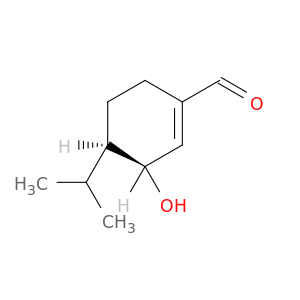 1-Cyclohexene-1-carboxaldehyde,3-hydroxy-4-(1-methylethyl)-, (3R,4S)-rel-