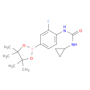 3-氟-4-(环丙基脲基)苯基硼酸频那醇酯