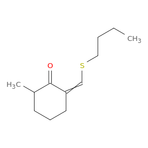 Cyclohexanone, 2-[(butylthio)methylene]-6-methyl-