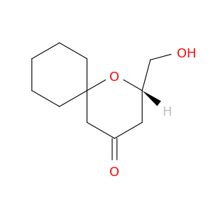 1-Oxaspiro[5.5]undecan-4-one, 2-(hydroxymethyl)-, (2S)-