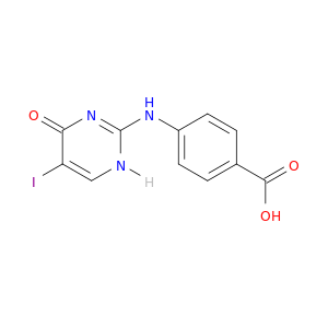 Benzoic acid, 4-[(1,4-dihydro-5-iodo-4-oxo-2-pyrimidinyl)amino]-