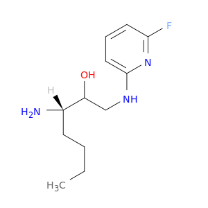 2-Heptanol, 3-amino-1-[(6-fluoro-2-pyridinyl)amino]-, (3S)-