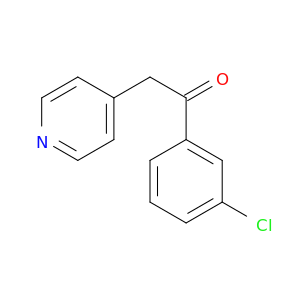 Ethanone, 1-(3-chlorophenyl)-2-(4-pyridinyl)-
