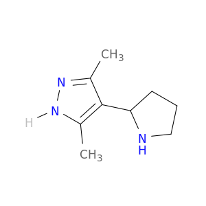 3,5-二甲基-4-(吡咯烷-2-基)-1H-吡唑