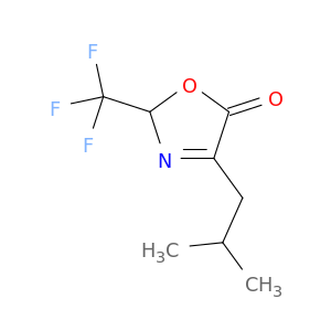 5(2H)-Oxazolone, 4-(2-methylpropyl)-2-(trifluoromethyl)-