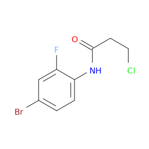 N-(4-bromo-2-fluorophenyl)-3-chloropropanamide