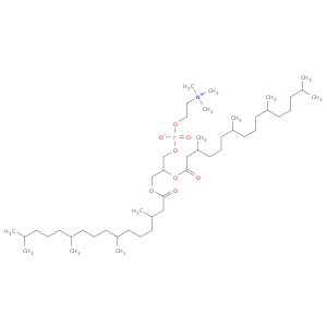 2-[2,3-bis(3,7,11,15-tetramethylhexadecanoyloxy)propoxy-oxido-phosphoryl]oxyethyl-trimethyl-azanium