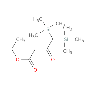 Butanoic acid, 3-oxo-4,4-bis(trimethylsilyl)-, ethyl ester