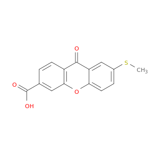 9H-Xanthene-3-carboxylic acid, 7-(methylthio)-9-oxo-