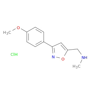 {[3-(4-Methoxyphenyl)-1,2-oxazol-5-yl]methyl}(methyl)amine Hydrochloride