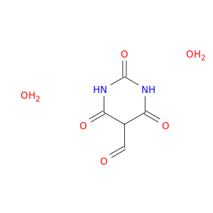 5-Pyrimidinecarboxaldehyde, hexahydro-2,4,6-trioxo-, dihydrate