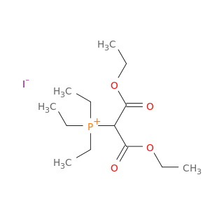 Phosphonium, [2-ethoxy-1-(ethoxycarbonyl)-2-oxoethyl]triethyl-, iodide