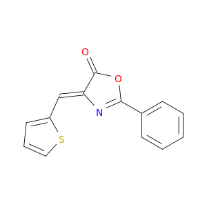 5(4H)-Oxazolone, 2-phenyl-4-(2-thienylmethylene)-, (Z)-