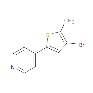 Pyridine, 4-(4-bromo-5-methyl-2-thienyl)-