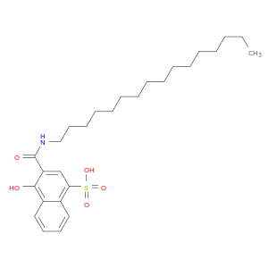 1-Naphthalenesulfonic acid, 3-[(hexadecylamino)carbonyl]-4-hydroxy-