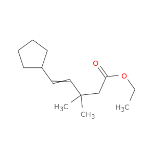 4-Pentenoic acid, 5-cyclopentyl-3,3-dimethyl-, ethyl ester