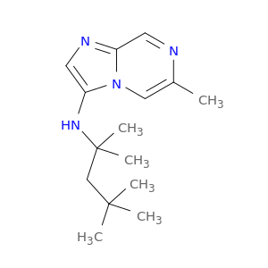 Imidazo[1,2-a]pyrazin-3-amine, 6-methyl-N-(1,1,3,3-tetramethylbutyl)-
