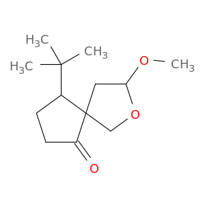 2-Oxaspiro[4.4]nonan-6-one, 9-(1,1-dimethylethyl)-3-methoxy-