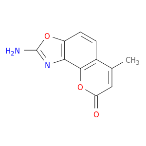 8H-Pyrano[2,3-e]benzoxazol-8-one, 2-amino-6-methyl-