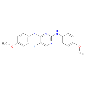 2,4-Pyrimidinediamine, 5-fluoro-N,N'-bis(4-methoxyphenyl)-