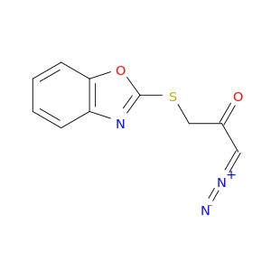 2-Propanone, 1-(2-benzoxazolylthio)-3-diazo-