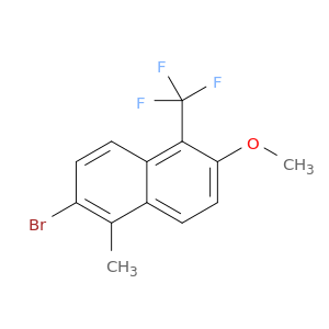 2-Bromo-6-methoxy-1-methyl-5-(trifluoromethyl)naphthalene