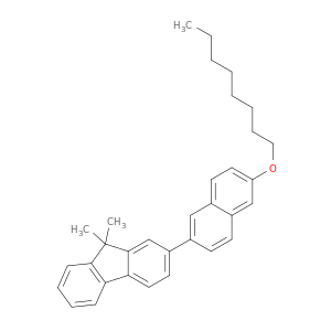 9H-Fluorene, 9,9-dimethyl-2-[6-(octyloxy)-2-naphthalenyl]-