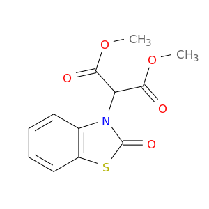 1,3-二甲基2-(2-氧代-3(2H)-苯并噻唑基)丙二酸酯