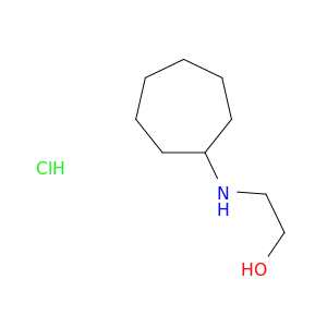 2-(cycloheptylamino)ethan-1-ol hydrochloride