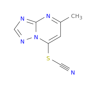 硫氰酸,5-甲基[1,2,4]三唑唑[1,5-A]嘧啶-7-基酯