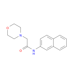4-Morpholineacetamide, N-2-naphthalenyl-