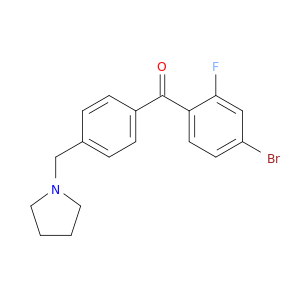 4-BROMO-2-FLUORO-4'-PYRROLIDIN-1-YLMETHYLBENZOPHENONE
