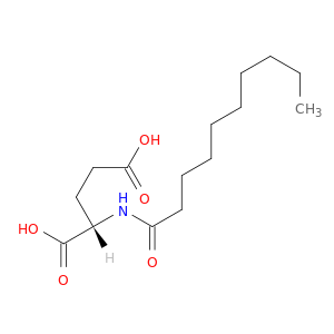 L-Glutamic acid, N-(1-oxodecyl)-