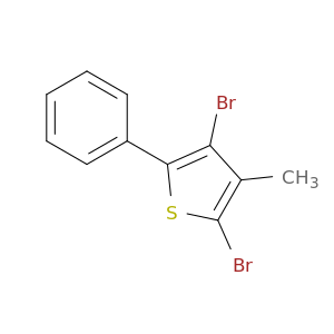 Thiophene, 2,4-dibromo-3-methyl-5-phenyl-