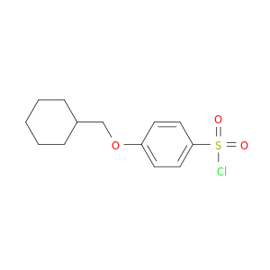 4-(Cyclohexylmethoxy)benzene-1-sulfonyl chloride
