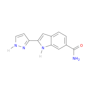1H-Indole-6-carboxamide, 2-(1H-pyrazol-3-yl)-