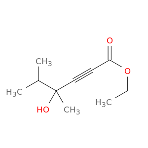 2-Hexynoic acid, 4-hydroxy-4,5-dimethyl-, ethyl ester