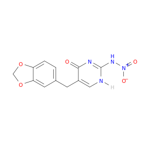 5-(1,3-苯并二氧化醇-5-基甲基)-2-(Nitroamino)-4(3H)-吡啶酮
