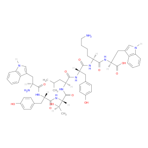 L-Tryptophan, L-tryptophyl-L-tyrosyl-L-threonyl-L-leucyl-L-tyrosyl-L-lysyl-
