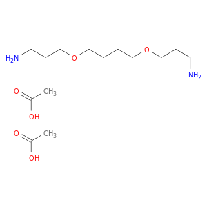 1-Propanamine, 3,3'-[1,4-butanediylbis(oxy)]bis-, diacetate
