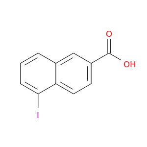 2-Naphthalenecarboxylic acid, 5-iodo-
