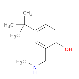 Phenol,4-(1,1-dimethylethyl)-2-[(methylamino)methyl]-