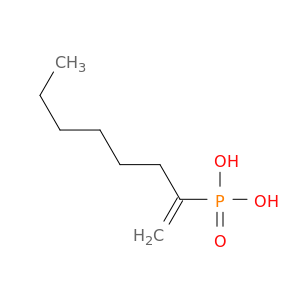 Phosphonic acid, (1-methyleneheptyl)-