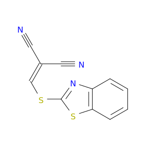 Propanedinitrile, [(2-benzothiazolylthio)methylene]-