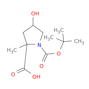 1-[(tert-Butoxy)carbonyl]-4-hydroxy-2-methylpyrrolidine-2-carboxylic acid