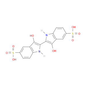 [2,2'-Bi-1H-indole]-5,5'-disulfonicacid, 3,3'-dihydroxy-