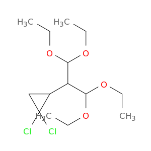 Cyclopropane, 1,1-dichloro-2-[1-(diethoxymethyl)-2,2-diethoxyethyl]-