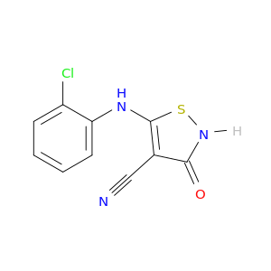 5-(2-CHLORO(PHENYLAMINO))-3-HYDROXYISOTHIAZOLE-4-CARBONITRILE