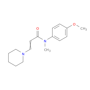N-(4-METHOXYPHENYL)-N-METHYL-3-(PIPERIDIN-1-YL)PROP-2-ENAMIDE